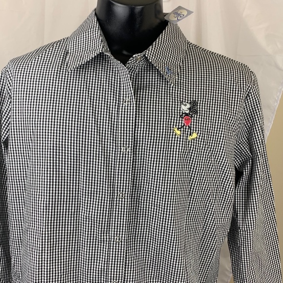 Vintage 90’s Disney Mickey Mouse Button Up Shirt - Picture 1 of 9